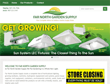 Tablet Screenshot of farnorthgardensupply.com